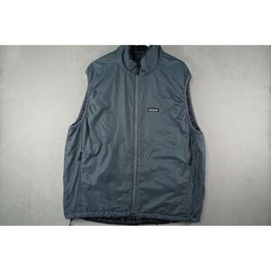 Vintage Patagonia Micro Puff Vest Mens XL Blue Insulated Hiking Puffball Puffer